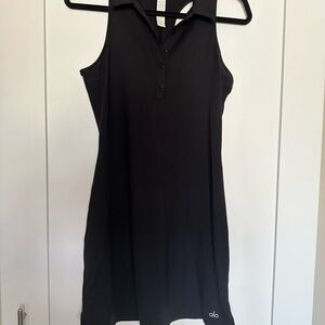 ALO Yoga Athletic Black Tennis Dress